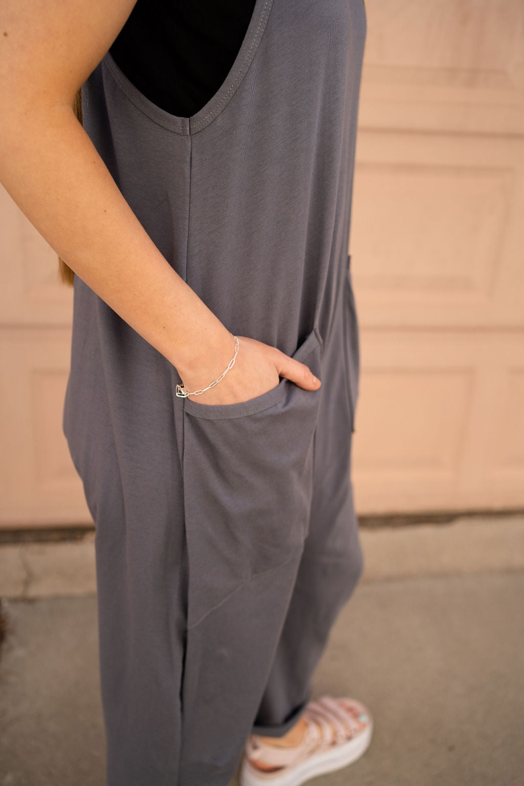 Skylar Jumpsuit- Gray