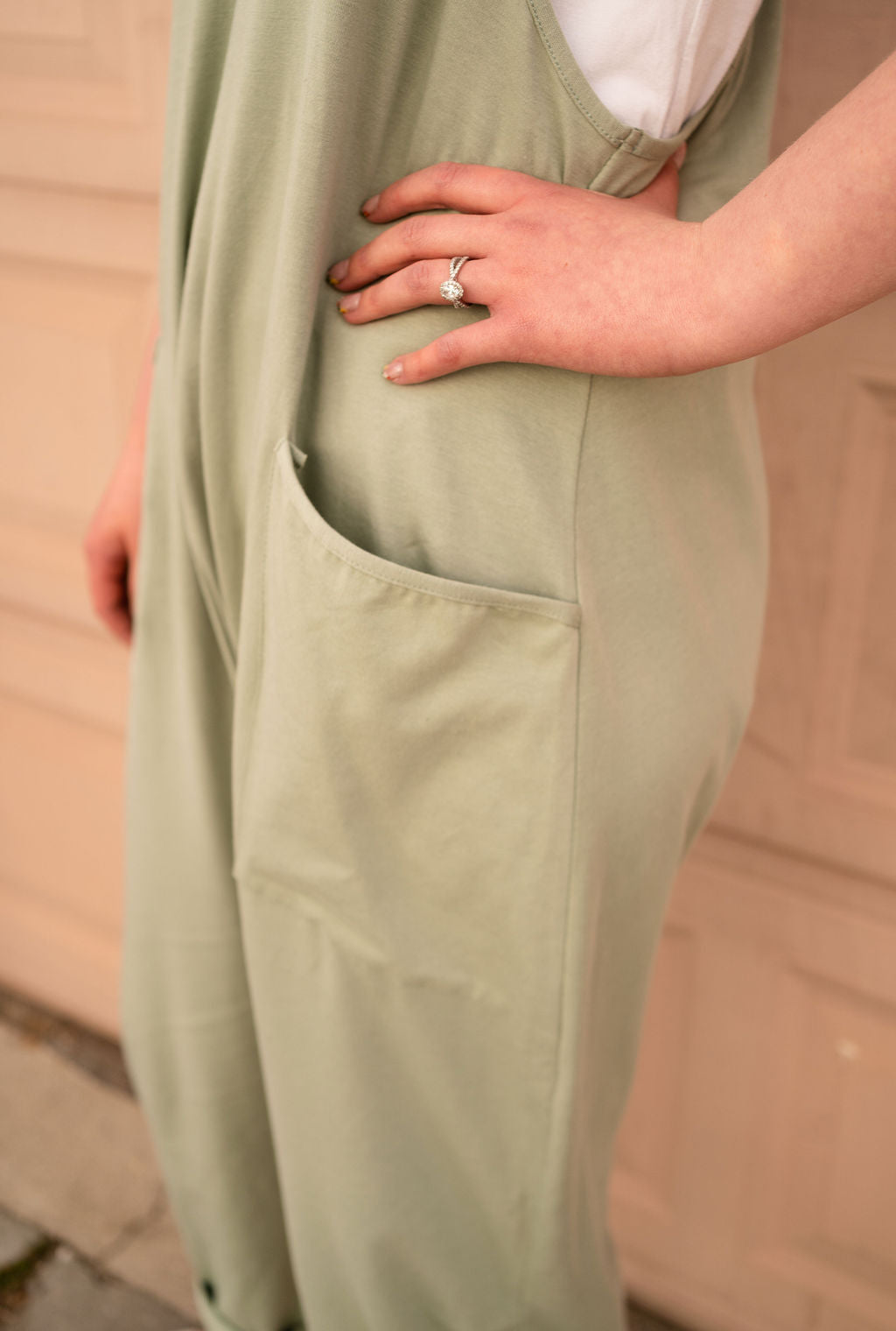 Skylar Jumpsuit- Sage