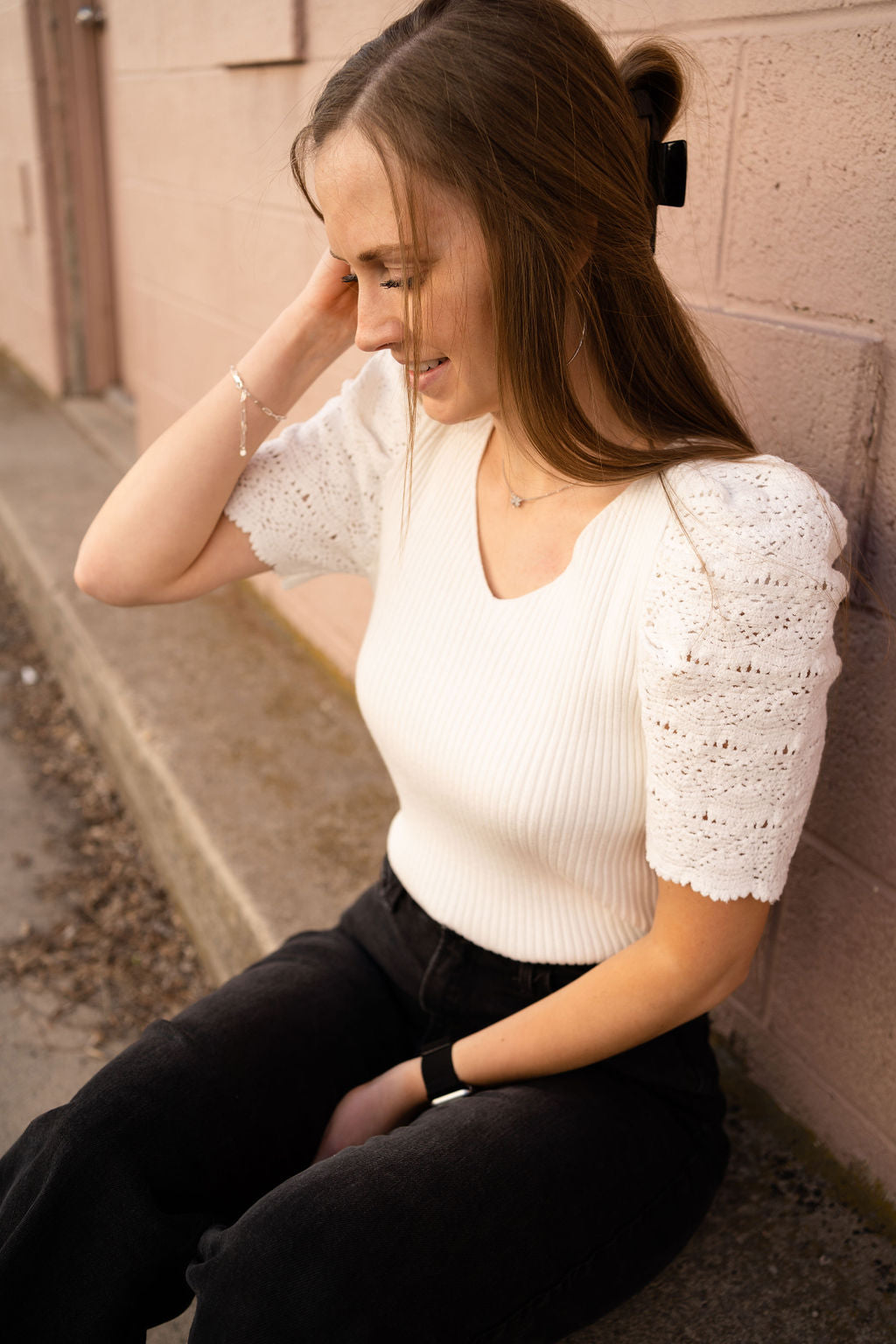 The Opal Top- White