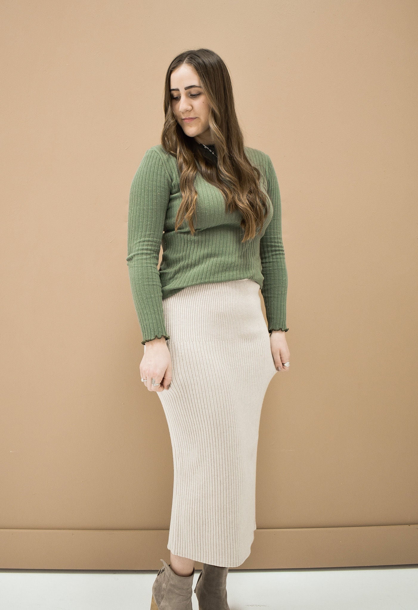 Gracie Skirt- Oatmeal