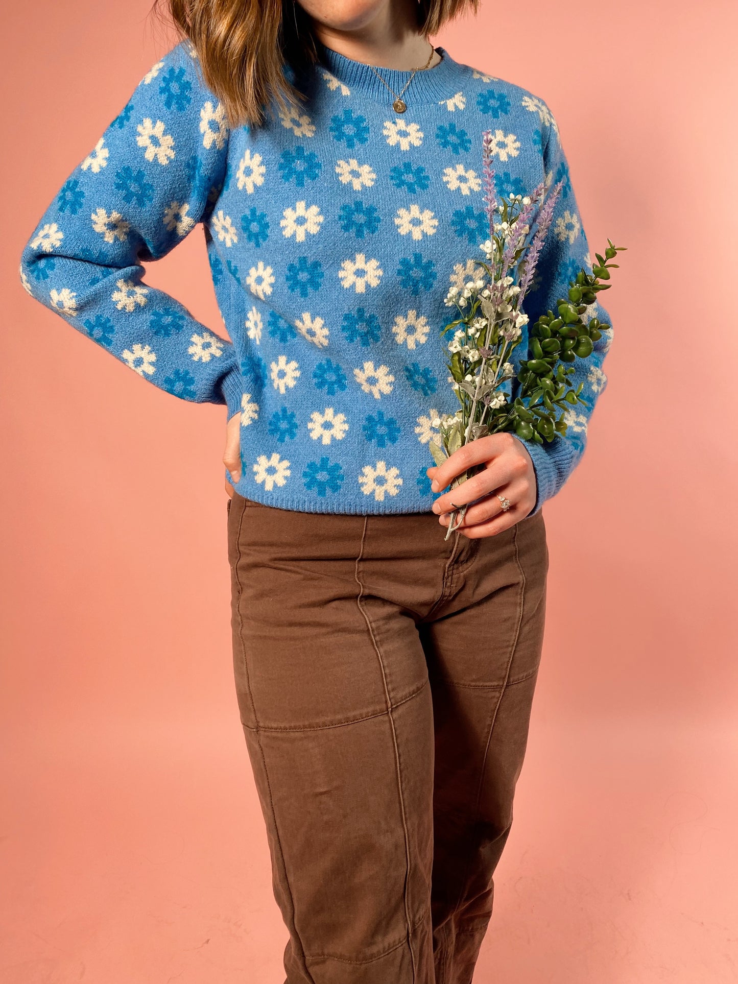 The Sara Floral Sweater